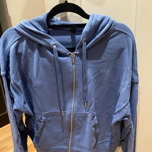 DKNY Light Blue Casual Hoodie